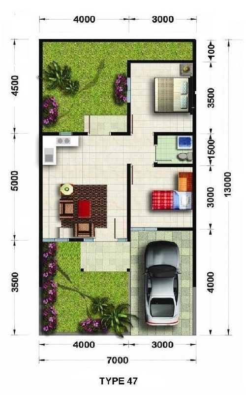 Layout Tipe 47
